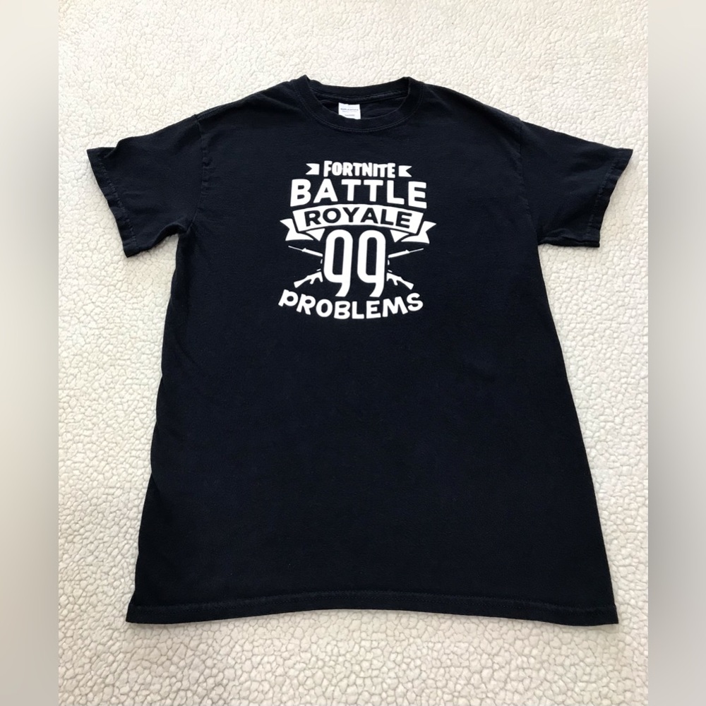 Fortnite Battle Royale 99 Problems T-shirt
Size Small Unisex 
100% Cotton - Picture 9 of 16